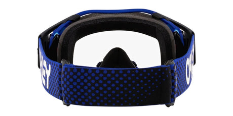 OAKLEY Airbrake MX-Brille in Blau mit klarem Glas für Motocross, robustes Design und bequemer Sitz