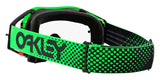OAKLEY Airbrake MX Brille in Grün mit klarem Glas für Motocross, robuste Sportbrille mit Schutzbrillendesign