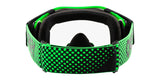 OAKLEY Airbrake MX-Brille in Grün mit klarem Glas, Schutzbrille für Motocross, robuste Rahmen und verstellbarer Gurt