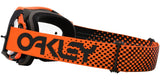 OAKLEY Airbrake MX-Brille in orange mit klaren Gläsern für Motocross, strapazierfähiges Design und bequemer Sitz