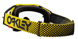 OAKLEY Airbrake MX Brille in Gelb mit klarem Glas, für Motocross, schützt die Augen bei Offroad-Fahrten