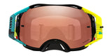 OAKLEY Airbrake MX-Brille mit schwarzen Prizm-Glas und Jeffrey Herlings Signatur, geeignet für Motocross, Blick auf das Brillengestell