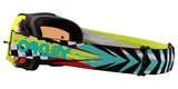 OAKLEY Airbrake MX Brille mit schwarzen Prizm-Glas, Jeffrey Herlings Signatur, für Motocross, auf dem Bild sichtbar