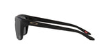 OAKLEY Sylas MotoGP™ Sonnenbrille mit schwarzen Prizm-Gläsern und mattschwarzem Rahmen, sportlicher Stil, Frontansicht