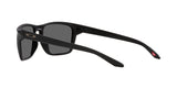 OAKLEY Sylas MotoGP™ Sonnenbrille mit mattschwarzem Rahmen und Prizm schwarzen Gläsern, sportliches Design, Nahaufnahme