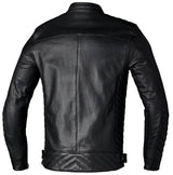 Schwarze RST Roadster Air CE Lederjacke für Herren, klassische Jacken-Design, detailreiche Lederoptik, atmungsaktiv und stylisch
