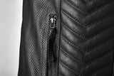 Schwarze RST Roadster Air CE Lederjacke für Herren, klassische Jacken-Design mit luftigem Komfort, sichtbar auf dem Bild