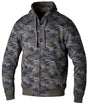 Grauer RST Urban CE Kapuzenpulli mit Camouflage-Muster, urbaner Jackenstil, auf weißem Hintergrund.