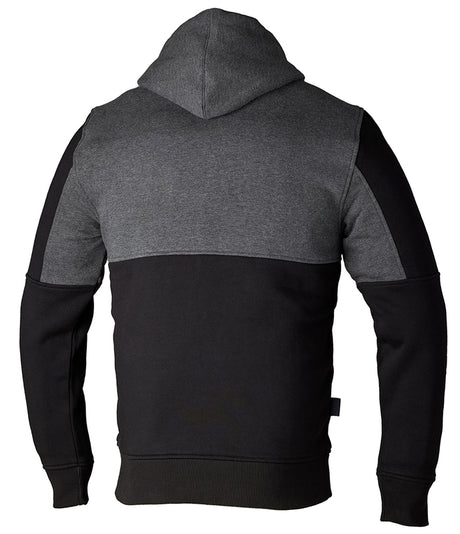 Grauer RST Team CE Kapuzenpullover aus urbaner Jacken-Kollektion, mit Kapuze und RST-Logo, auf weißem Hintergrund.