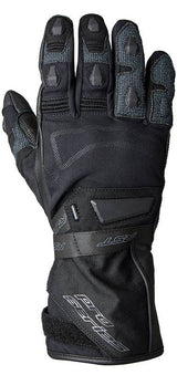 Schwarze wasserdichte Motorradhandschuhe der RST Pro Series Ranger CE für sicheren Schutz beim Fahren.