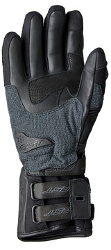 RST Pro Series Ranger CE wasserdichte Motorradhandschuhe in Schwarz, mit gestepptem Design und Schutzmaterial für sicheren Fahrkomfort