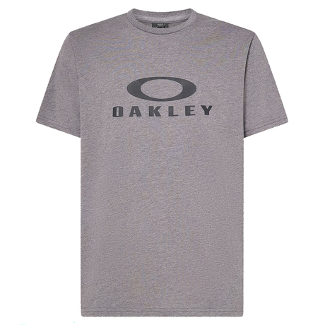 Dunkelgraues OAKLEY T-Shirt O Bark 2.0 aus Freizeitbekleidung, weicher Stoff, casual Stil, sichtbare Logo-Details
