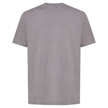 Dunkelgraues OAKLEY T-Shirt O Bark 2.0, Freizeitbekleidung, weiches Baumwollmaterial, rundhalsausschnitt, casual Stil
