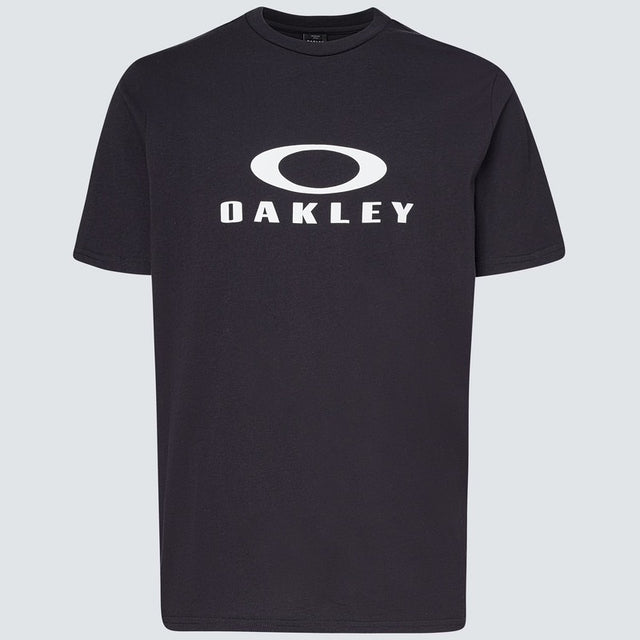 Schwarzes OAKLEY T-Shirt O Bark 2.0 aus Freizeitbekleidung, weiches Material, bequemes Casual-Design, Front mit Logo-Print