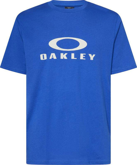 OAKLEY T-Shirt O Bark 2.0 in electric blau, bequeme Freizeitbekleidung, Baumwolle, rundes Halsdesign, modisch und bequem