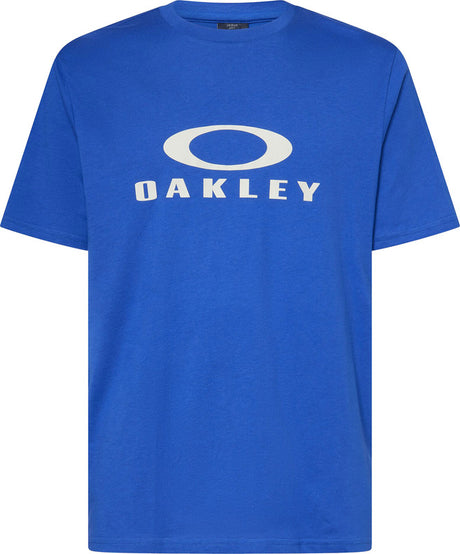OAKLEY T-Shirt O Bark 2.0 in elektrisches Blau, Freizeitbekleidung, auf einem weißen Hintergrund sichtbar.