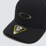 OAKLEY Cap Tincan Remix, bequeme Freizeitbekleidung, weiße Kappe mit schwarzem OAKLEY-Logo, lässiger Stil