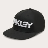 OAKLEY Cap Mark III Freizeitbekleidung, bequeme schwarze Kappe mit gesticktem OAKLEY Logo, ideal für outdoor Aktivitäten