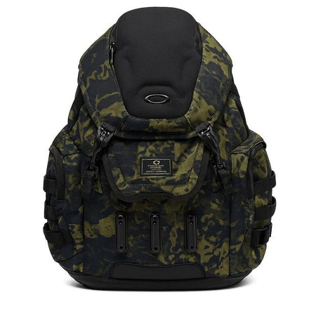 OAKLEY Rucksack Kitchen Sink, stylischer schwarzer Rucksack mit mehreren Fächern und Tragegriffen, aus robustem Material.