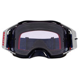 OAKLEY Airbrake MX-Brille TLD rot weiß blau Wings mit Prizm MX Low Light Linse, Schutzbrille für Motocross, detailreiche Ansicht
