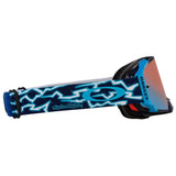 OAKLEY Airbrake MX-Brille TLD blau Lightning mit Prizm MX Sapphire Linse, Schutzbrille für Motocross, sichtbares Design und Rahmen