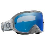OAKLEY O Frame 2.0 Pro MX-Brille TLD Tactical in Grau-Schwarz mit Ice Iridium Linse, schützt beim Motocross.