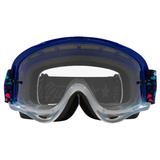 OAKLEY O Frame MX Brille TLD Tessel blau mit klarer Linse, robuste Fahrrad- oder Motorsport-Brille, sportliches Design