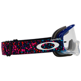 OAKLEY O Frame MX Brille TLD Tessel blau mit klarer Linse, robustes Schutz- und Sportbrille für motocross.