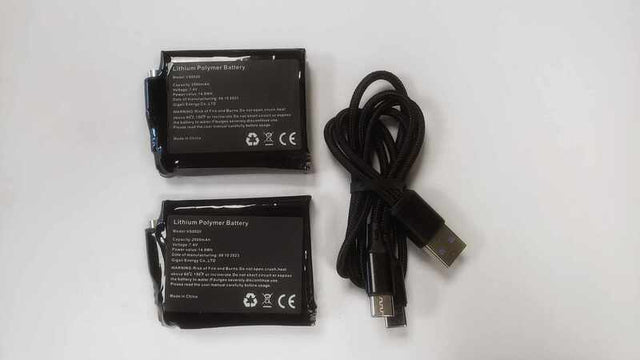 RST Batterie-Set und Kabel für beheizbare Motorradhandschuhe