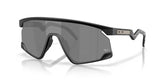 OAKLEY BXTR MotoGP™ Sonnenbrille in mattem Schwarz mit Prizm schwarz Gläsern, sportliches Design, sichtbarer Rahmen und Gläser
