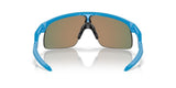 OAKLEY Resistor Jugend Sonnenbrille mit Prizm Ruby Gläsern, sportliches Design und UV-Schutz, auf einem weißen Hintergrund.