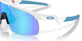 OAKLEY Resistor Jugend Sonnenbrille mit Prizm Sapphire Gläsern, sportliches Design, rahmenloser Stil, UV-Schutz, moderne Brille