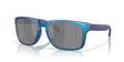 OAKLEY Holbrook XL Sonnenbrille in mattem Cyan mit blauen Farbenwechsel-Gläsern und schwarzen polarisierten Prizm-Gläsern