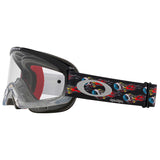 OAKLEY XS O-Frame 2.0 PRO MX Brille von Troy Lee Designs, schwarze MX-Brille mit klaren Gläsern, sportliches Design