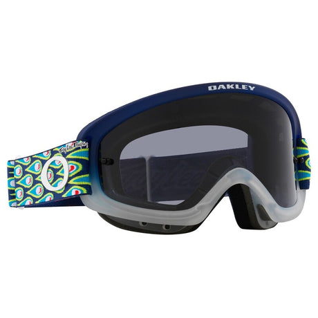 OAKLEY XS O-Frame 2.0 PRO MX Brille mit TLD SPEED BUBBLES Navy, dunkelgrau, sportliche Motorradbrille, sichtbare Rahmen und Gläser