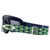 OAKLEY XS O-Frame 2.0 PRO MX Brille mit TLD Speed Bubbles Design in Navy und Dunkelgrau, für Motocross-Sport.