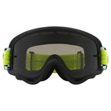 OAKLEY O-Frame MX-Brille in Teal Checks mit dunkelgrauem Rahmen, Schutzbrille für motocross und Offroad-Fahrten