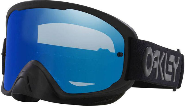 OAKLEY O-Frame 2.0 PRO MX Brille in Schwarz mit Ice Iridium Gläsern, Ersatzteile-Brille, sportliche Schutzbrille