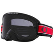 OAKLEY O-Frame 2.0 PRO MX Brille in rot mit dunkelgrauen Rahmen, sportliches Design für Motocross- oder Offroad-Fahrten