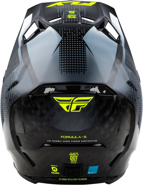 Fly Racing Formula S Carbon Protocol Helm Schwarz Carbongrauhi Vis