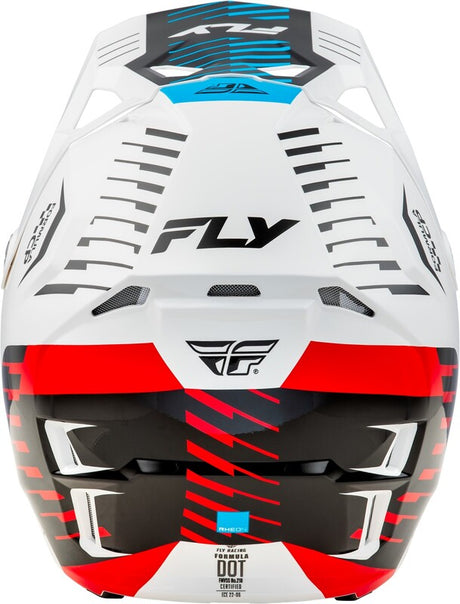 Fly Racing Formula Cp Slice Helm Weissrotcyan