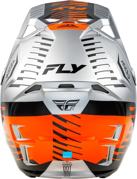 Fly Racing Formula Cp Slice Helm Grauorangeschwarz
