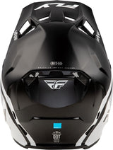 Fly Racing Formula CC Objective Motocrosshelm in Schwarzweiß mit Visier, leichter Schutzhelm für Offroad-Motocrossfahrer