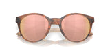 OAKLEY Spindrift Sonnenbrille in mattem Ginger Tortoise mit Prizm Rose Gold Gläsern, stilvolle Brille für sonnige Tage