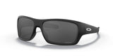 OAKLEY Turbine Sonnenbrille mit schwarzen Prizm-Gläsern, sportliches Design, reflektierende Gläser, robuste Rahmen