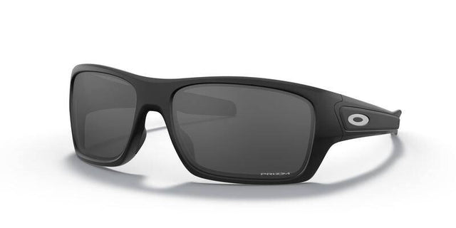 OAKLEY Turbine Sonnenbrille mit schwarzen Prizm-Gläsern, sportliches Design, reflektierende Gläser, robuste Rahmen