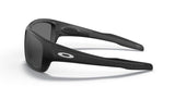OAKLEY Turbine Sonnenbrille mit schwarzen Rahmen und Prizm-Gläsern, sportliches Design, klare Sicht