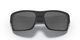 OAKLEY Turbine Sonnenbrille mit schwarzen Gläsern, sportliches Design, UV-Schutz, rahmen aus robustem Material