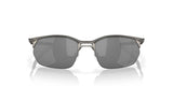 OAKLEY Wire Tap 2.0 Sonnenbrille mit schwarzen Prizm-Gläsern, rahmenlose Design, sportlich und stylisch