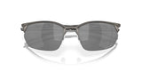 OAKLEY Wire Tap 2.0 Sonnenbrille mit schwarzen Prizm-Gläsern und rahmen aus Metall, modischer Schutz für die Augen